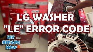 How to Fix LG Washer Flashing "LE" Error Code | Washer Not Finishing Cycle | Model WM2450HRA