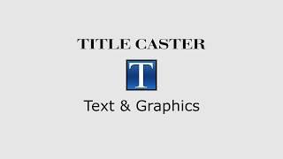 Amigo TitleCaster ( Character Generator ) text , graphics & tickers creator (English )