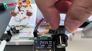 Direct Conversion Receiver on Mini Breadboard