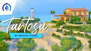 FULL TOUR OF TARTOSA - all the lots and secrets!  | Sims 4 My Wedding Stories World