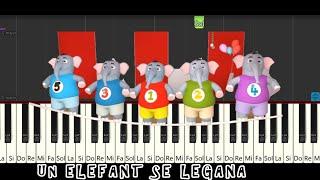 Un Elefant Se Legăna  USOR TUTORIAL Pian | Orga | Clapa 