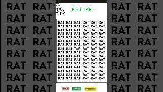 Spot “TAR” in 5 SECONDS | 99% Will Fail #eyesightchallenge #eyesight #shuteye #seebetter #experteye