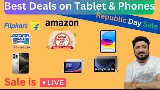 Republic day sale | Tablet price revealed| Jatin Tech Talks's Live broadcast #republicdaysale