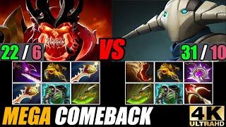 Intense Hard Carry Battle Divine Rapier Wraith King VS Sven 31 Kills Epic Mega Comeback 7.30 Dota 2