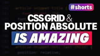 Position absolute is even better with grid!