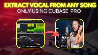 How to Extract Vocals from Any Song using Cubase Pro | Amazing Hidden feature of Cubase