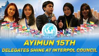 AYIMUN 15th Bangkok: Delegates shine at INTERPOL Council