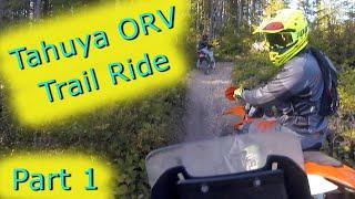 Getting Towed. P1, WR250R Dual Sport Trail Ride Adventure Tahuya ORV