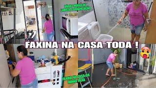 FAXINA na CASA Toda  Muita LIMPEZA e ORGANIZAÇÃO Ficou LIMPISSIMA...