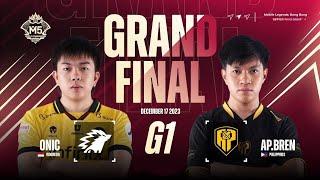 ONIC Esports vs AP Bren GAME 1 Grand Final M5 World Championship | APBR VS ONIC