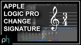 HOW TO CHANGE SIGNATURE - APPLE LOGIC PRO X | NO TALK | Pettinhouse.com