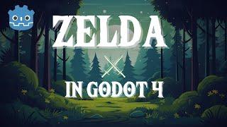 Godot 4  - Zelda Like 2D Top Down Game- Complete Game Tutorial