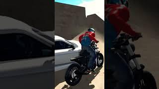 Bike vs car                                #gamingshorts #racing