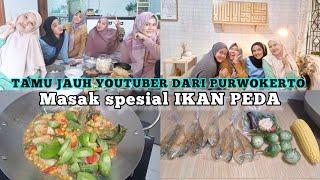 MASAK SPECIAL BUAT YOUTUBER DARI PURWOKERTO #ikanpeda#irt #youtuber #kegiataniburumahtangga