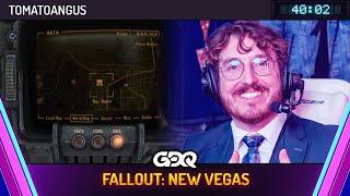 Fallout: New Vegas by tomatoangus in 17:25 - Awesome Games Done Quick 2025