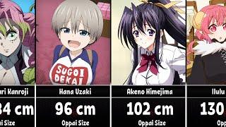 Anime Girls with the Biggest 𝓞𝓟𝓟𝓐𝓘 Size