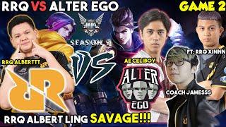 RRQ VS ALTEREGO GAME 2 ALBERT SAVAGEEEEEEE