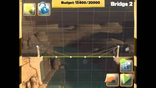 Bridge Constructor-Central Mainland-Bridge 2 Walkthrough