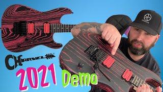 CHARVEL SAN DIMAS PRO MOD NEON PINK ASH 2021 DEMO,THE DIMARZIO SUPER DISTORTION IS SUPER AWESOME!