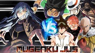 Rimuru Demon Lord vs Saitama, Broly DBS, Kaido, Muzan, Jin Mori, Sukuna ANIME MUGEN JUS