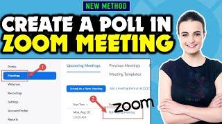 How to create a poll in zoom meeting 2024