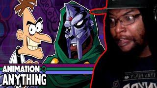 Dr. Doofenshmirtz vs Doctor Doom - Rap Battle! (ANIMATION VS ANYTHING: CH. III) DB Reaction