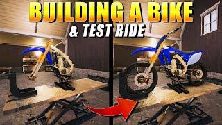 A New Game Where I Built A Bike And Test Rode It