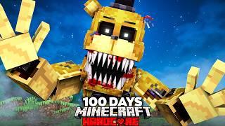 I Survived 100 Days in FIVE NIGHTS AT FREDDY’S Minecraft Horror Mod