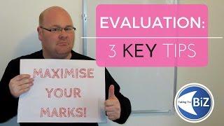 A level Business Revision - Top 3 Tips for Evaluation