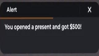 You opened a present and got $500!