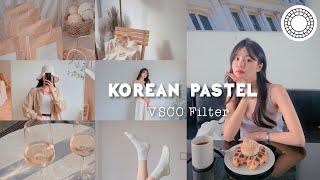 Korean Pastel VSCO editing | pastel vsco photo editing tutorial