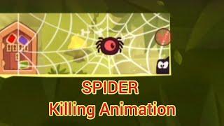 Spider killing animation | New trap in King of Thieves