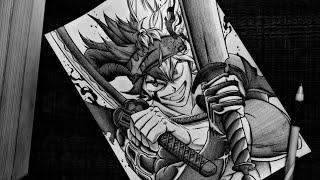 Drawing Asta Demon Form | BLACK CLOVER |