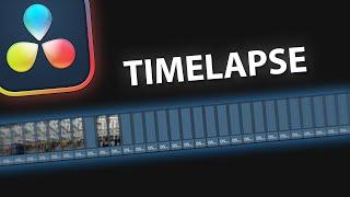 TIMELAPSE from static IMAGES | Davinci Resolve Tutorial