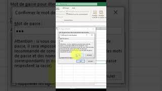 Microsoft Excel Darija || Protection des cellules d'une feuille Excel #shorts