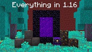 Everything in Minecraft 1.16 in 76 seconds or less