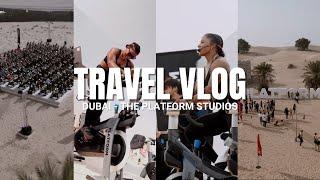 Travel Vlog || Guest Teach Cycling Classes in Dubai w/ Platform Studios & FitCode.