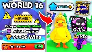 I Unlocked NEW World 16 with OP Rift Pets and Stars in Arm Wrestling Simulator! (Roblox)