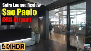 Sao Paolo Airport Tour | Safra Lounge Review