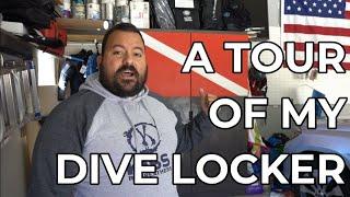 A TOUR OF MY DIVE LOCKER - December 2020