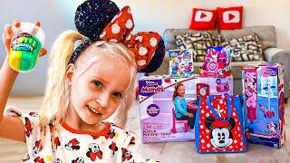 UNBOXING MIMNIE MOUSE TOYS FOR KIDS.