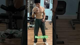 Day 07/75 Hard challenge #75hardchallenge #gym #gymmotivation #daily minivlog# #gymshorts #viral