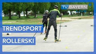 Was taugt der Trendsport Rollerski? Unser Reporter im Selbsttest