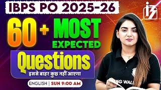 IBPS PO English 2025 | IBPS PO English Most Expected Questions | by Anchal ma'am