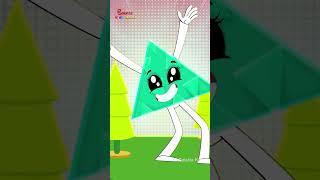 ఆకారాలు ఆకారాలు - Shapes song | Telugu Nursery Rhymes for Children | Galatta Kids | Shorts