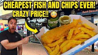 Trying The CHEAPEST Fish & Chips I Have Seen! (NEVER Tried This ONE item )