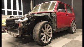 Турбо Нива 4x4 с Японским мотором 2jz gte by GAZcustom