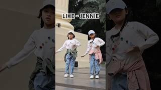 Like Jennie Dance  Whooo  #twins #jennie #likedance #dance #shorts