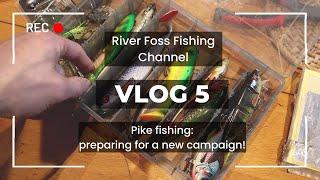 River Foss Fishing Vlog 5: Preparing for pike campaign #pike #pikefishing