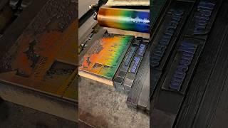 Printing the Sacramento History Museum in multicolor rainbow ink